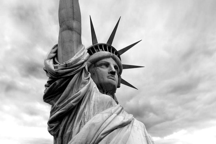 Detail of the Statue of Liberty Wall Mural-Wall Mural-Eazywallz