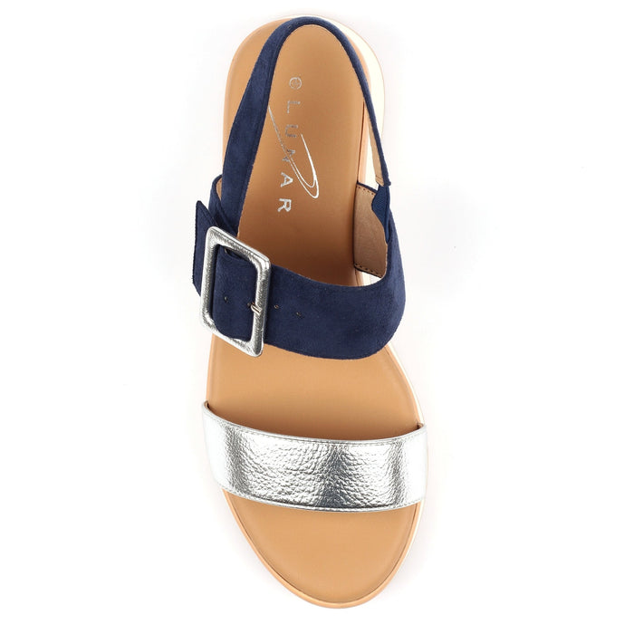 Dion Navy Sandal
