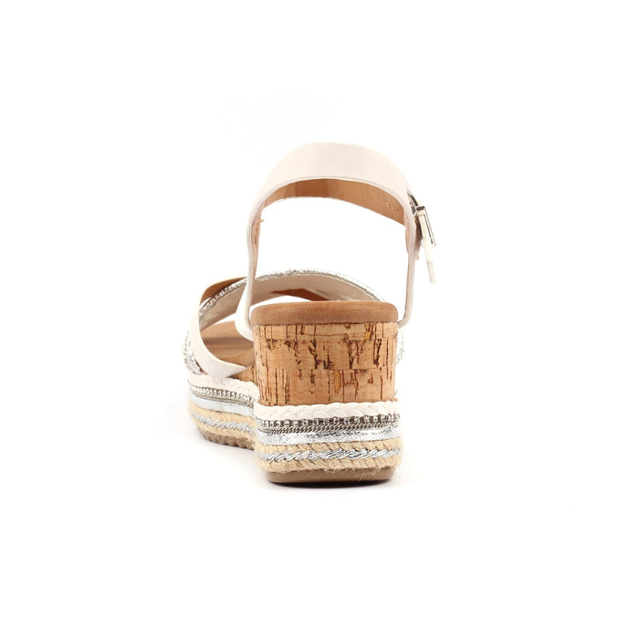 Donna White Sandal