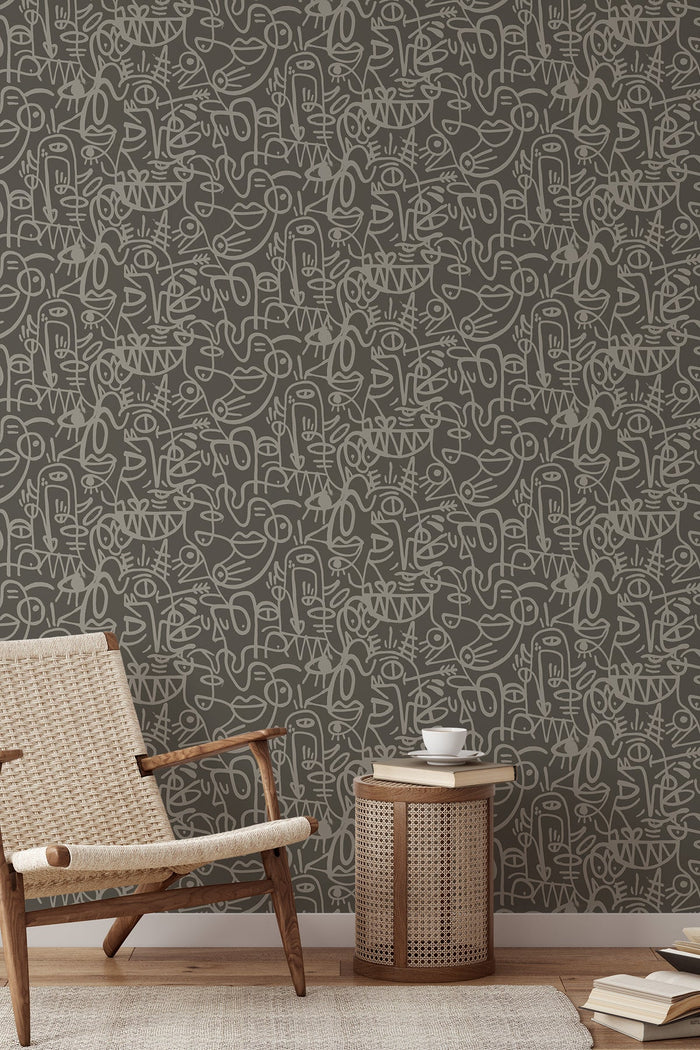 Doodles / Taupe
