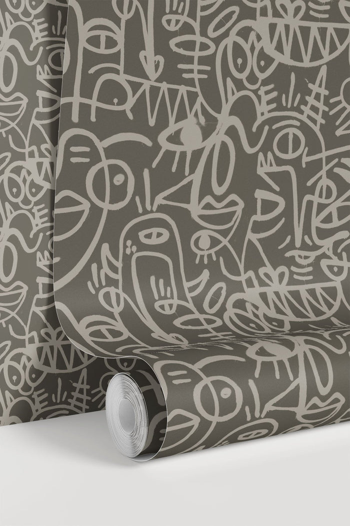 Doodles / Taupe
