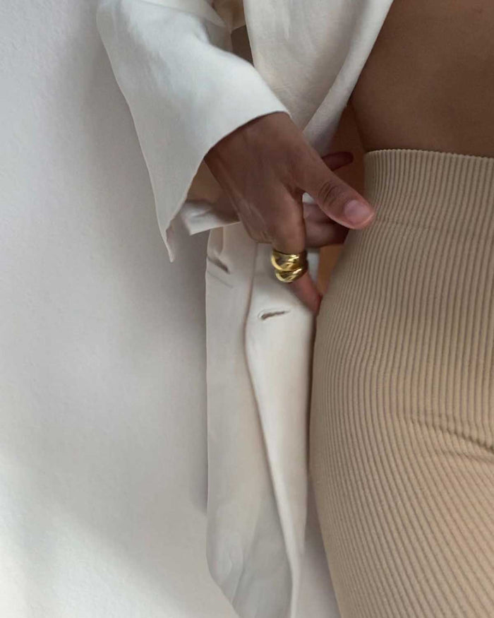 gold stackable rings