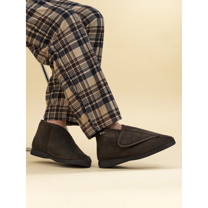 Drake Brown Bootee Slipper