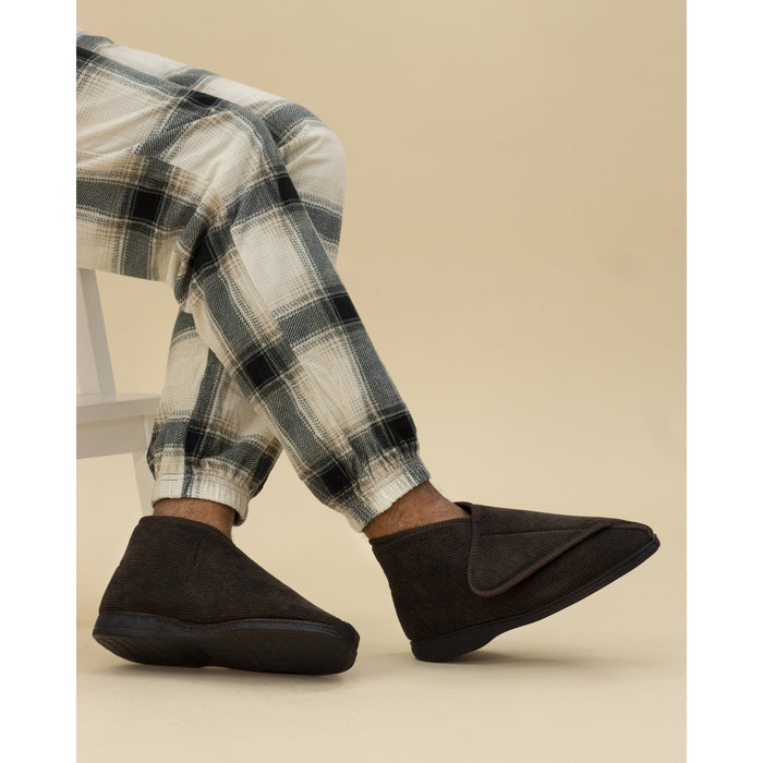 Drake II Brown Bootee Slipper
