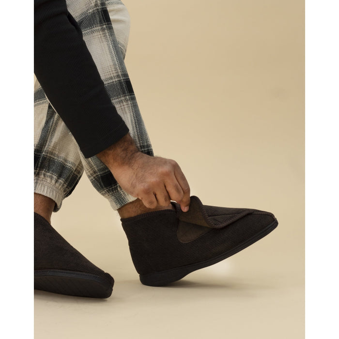 Drake II Brown Bootee Slipper