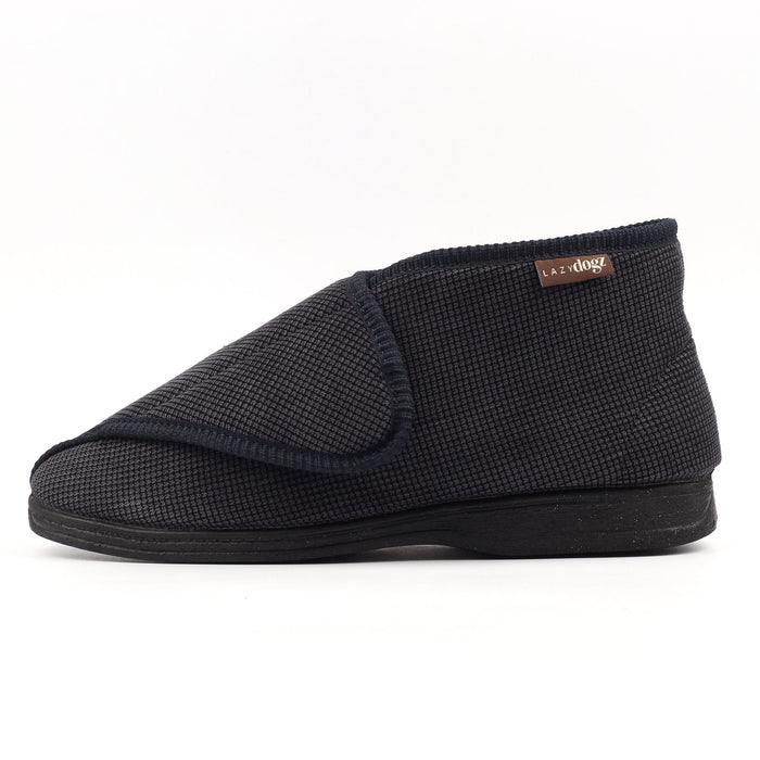 Drake II Navy Bootee Slipper