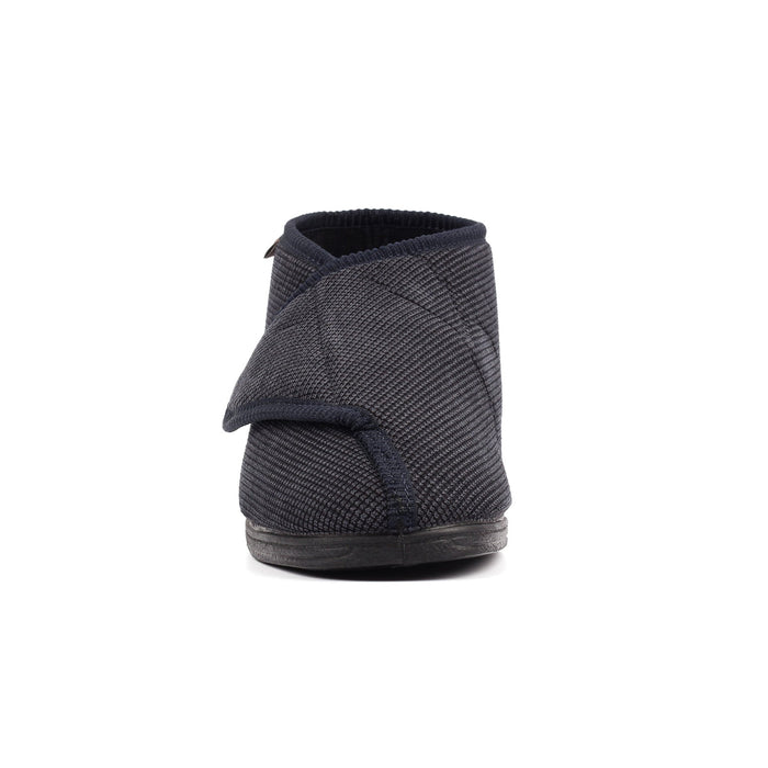 Drake II Navy Bootee Slipper