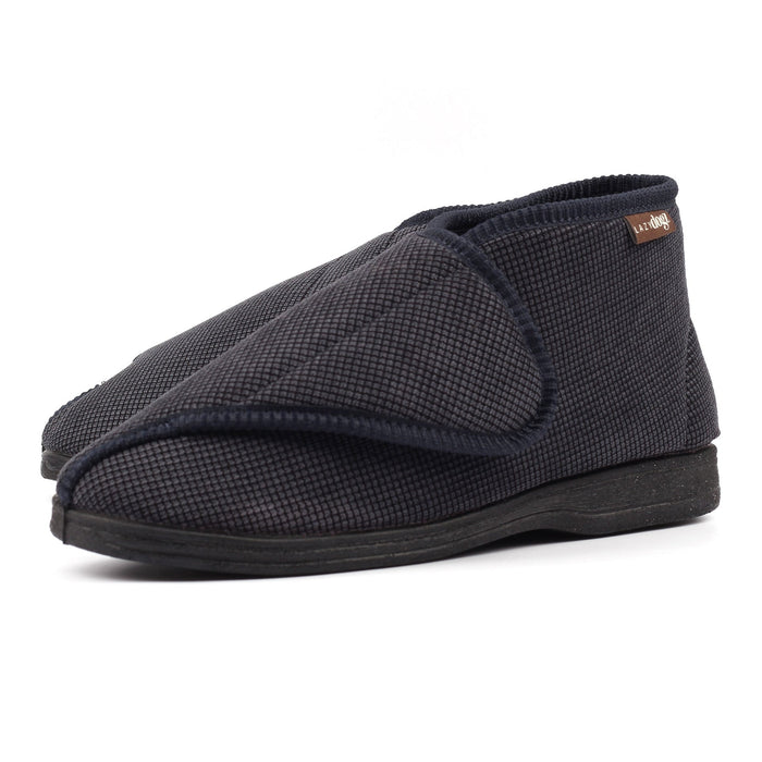 Drake II Navy Bootee Slipper