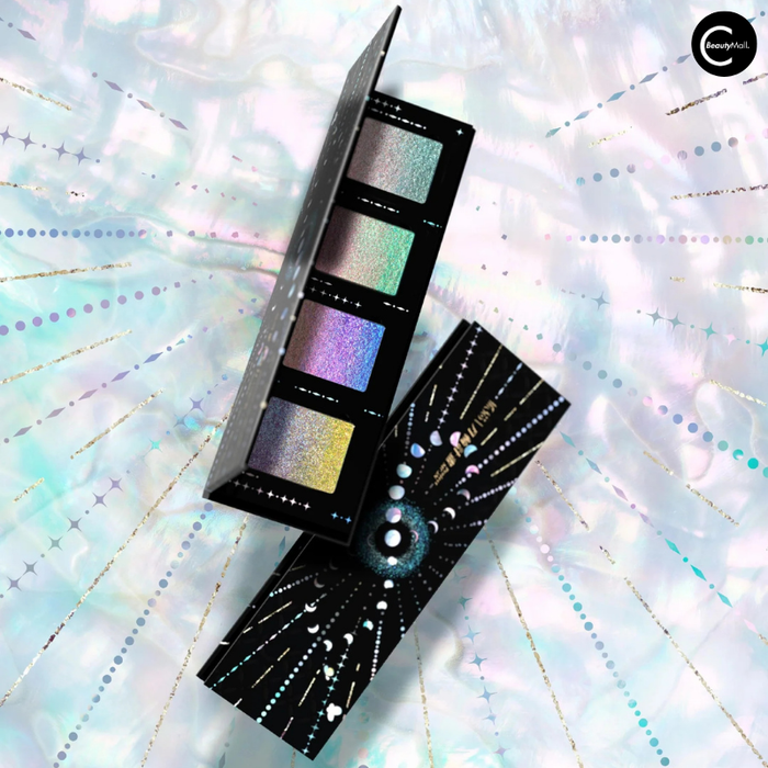 DRAMO Moon Cycle Project 4-Color Eyeshadow Palette – #Lux01 Jewelry Box detail