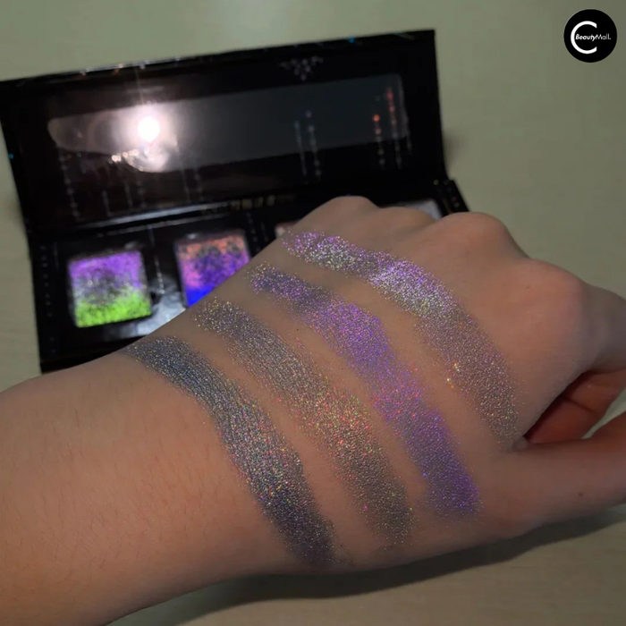 DRAMO Moon Cycle Project 4-Color Eyeshadow Palette – #Lux01 Jewelry Box detail