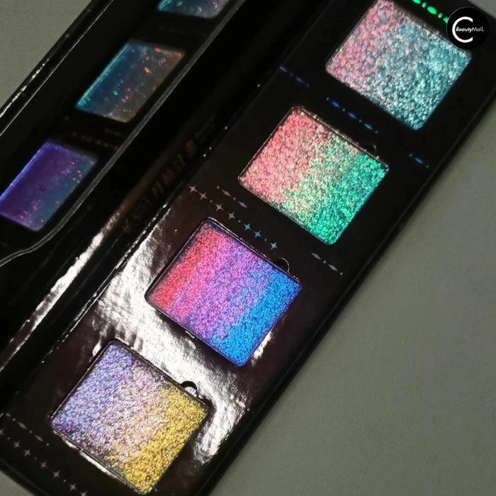 DRAMO Moon Cycle Project 4-Color Eyeshadow Palette – #Lux01 Jewelry Box detail