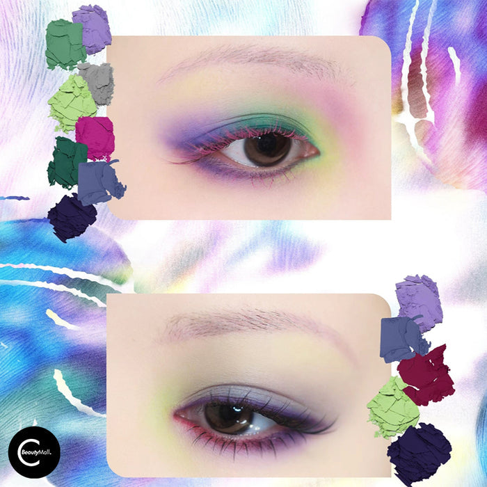 DRAMO Moonphase Project: First Light Collection 10-Color Eyeshadow Palette - #011 Fantasia Flash detail