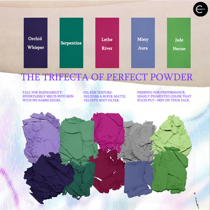 DRAMO Moonphase Project: First Light Collection 10-Color Eyeshadow Palette - #011 Fantasia Flash detail