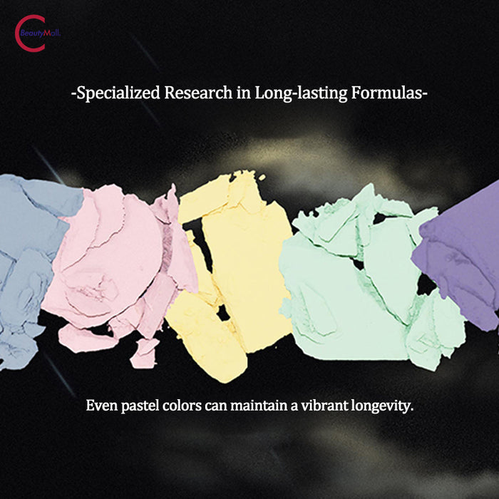 DRAMO "Moonwheel Project" Initial Heart Series Eyeshadow Palette 008 Moonlight, Night detail