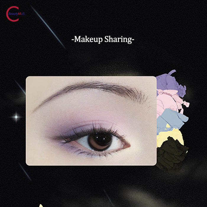 DRAMO "Moonwheel Project" Initial Heart Series Eyeshadow Palette 008 Moonlight, Night detail