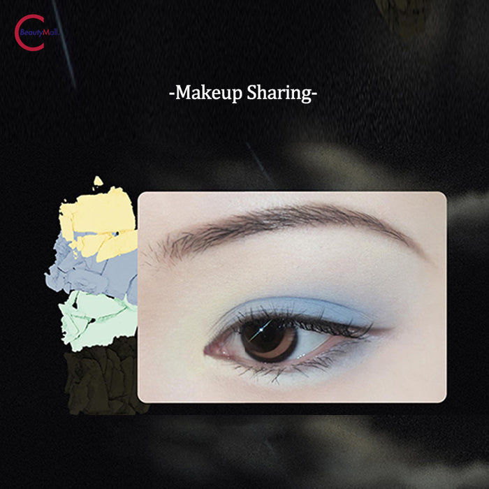 DRAMO "Moonwheel Project" Initial Heart Series Eyeshadow Palette 008 Moonlight, Night detail