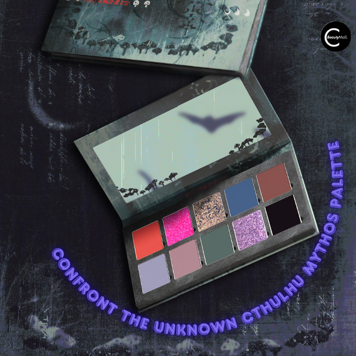 DRAMO × @ro_om_e Multiverse Eyeshadow Palette – #7635 Silent Sea & #6611 Unknown Fear detail