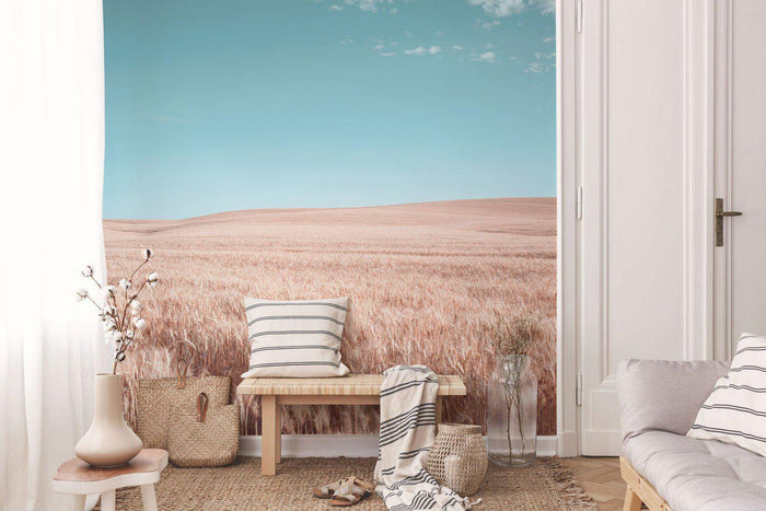 Dreamy Wheat Field Wall Mural-Wall Mural-Eazywallz