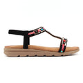 Drift Black Sandal