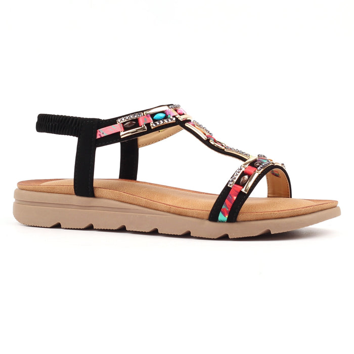 Drift Black Sandal