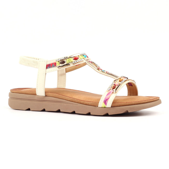Drift White Sandal
