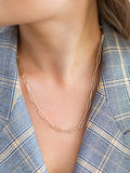 Eden Gold Paperclip Chain Necklace