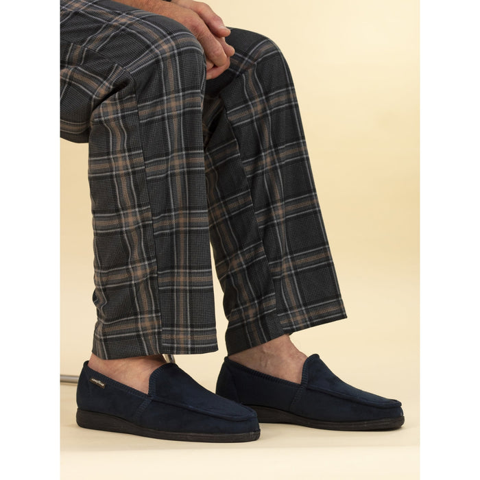 Eden Navy Goodyear Slipper