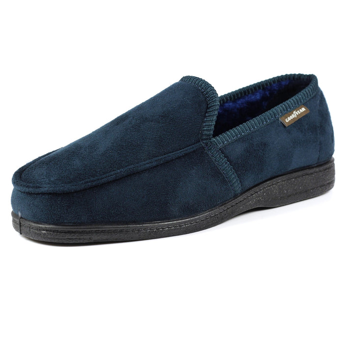 Eden Navy Goodyear Slipper