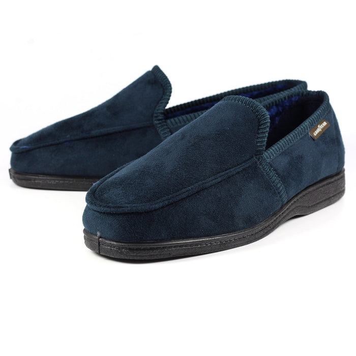 Eden Navy Goodyear Slipper