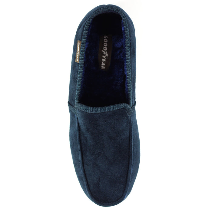 Eden Navy Goodyear Slipper