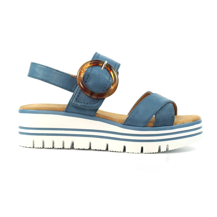 Elise Mid Blue Sandal