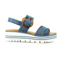 Elise Mid Blue Sandal
