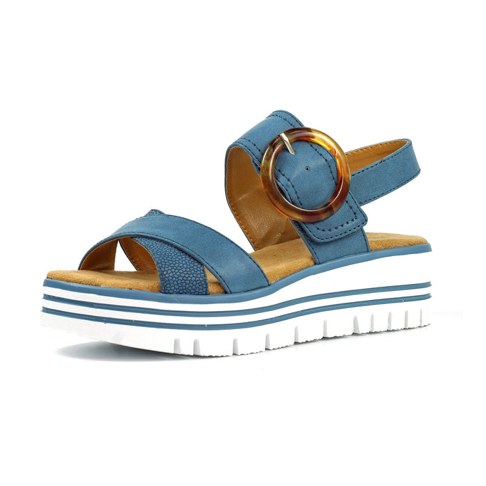 Elise Mid Blue Sandal