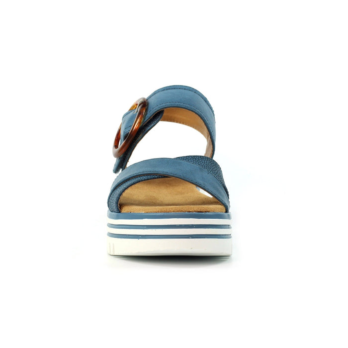 Elise Mid Blue Sandal