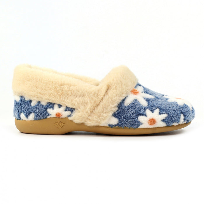 Ellis Blue Slipper