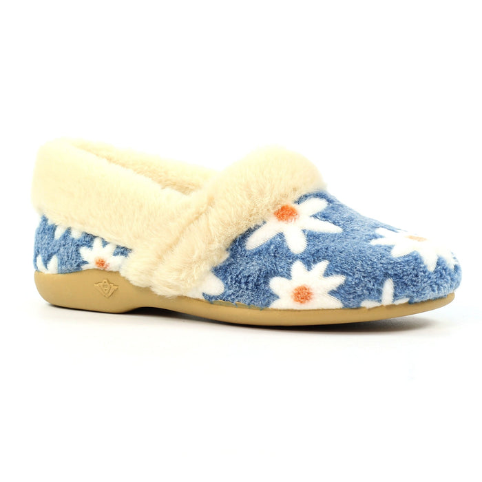 Ellis Blue Slipper