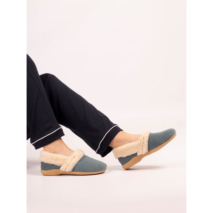 Elm Teal Slipper