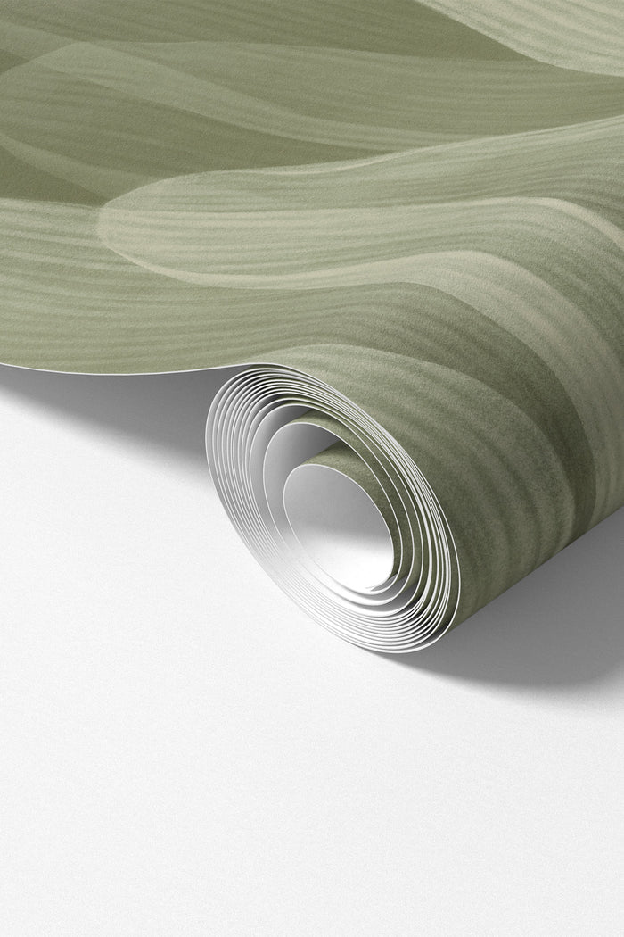 Roll of wallpaper featuring Elowen / Sage wall mural