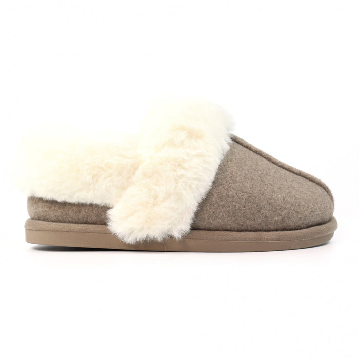 Ember III Taupe Boxed Slipper