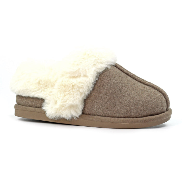 Ember III Taupe Boxed Slipper