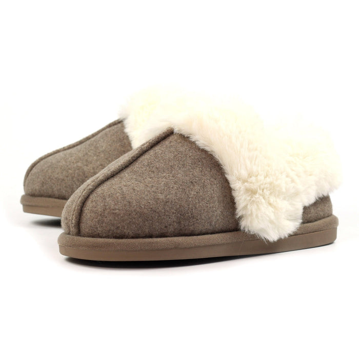 Ember III Taupe Boxed Slipper