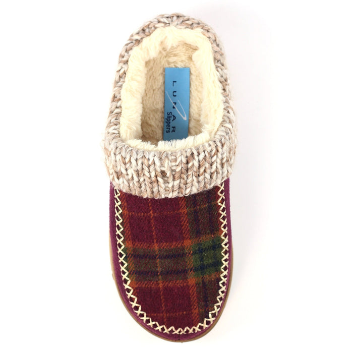 Emblaze Burgundy Slipper