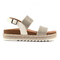 Emery Silver Sandal