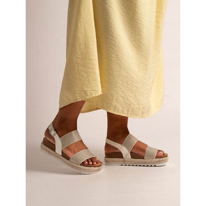 Emery Silver Sandal
