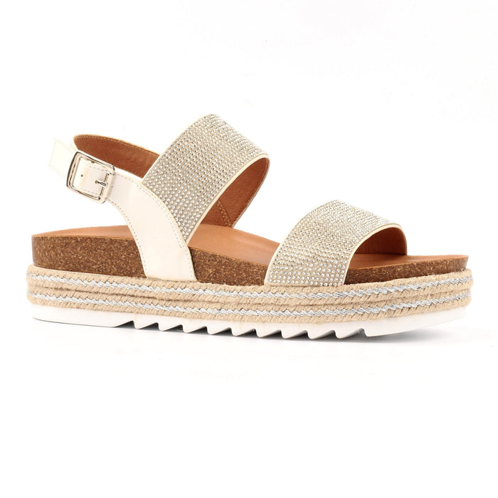 Emery Silver Sandal