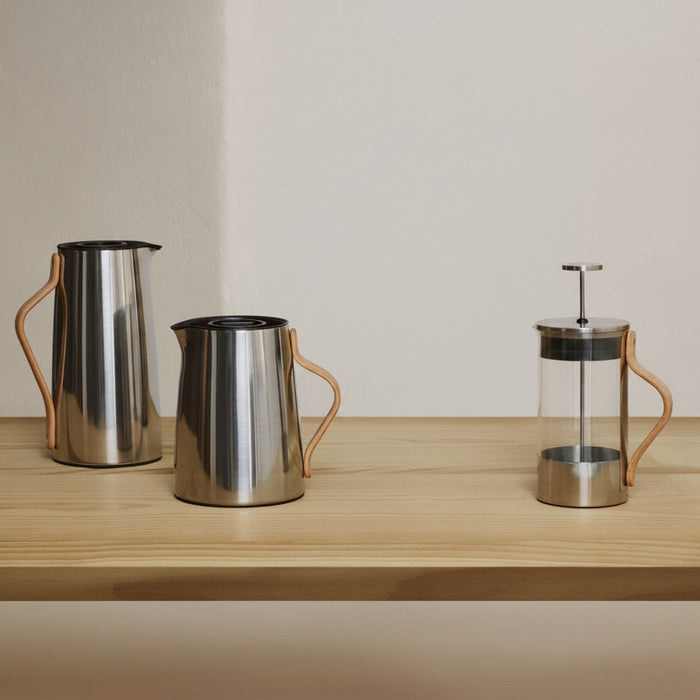 Emma French Press in Steel 1l.