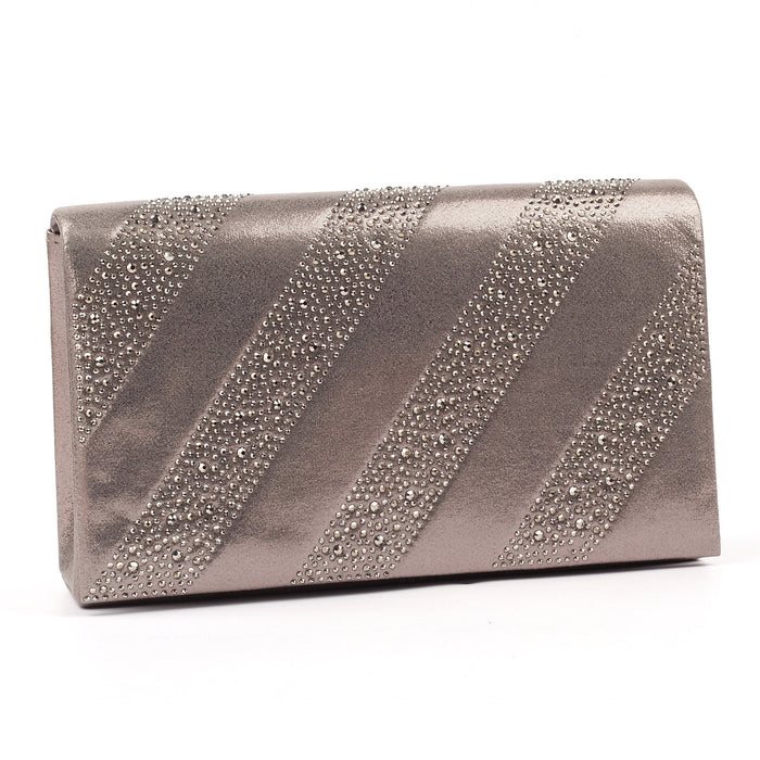 Emmerline Pewter Clutch