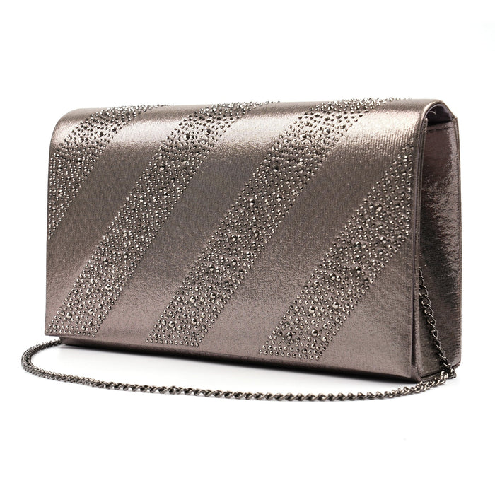 Emmerline Pewter Clutch