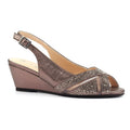 Emmerline Pewter Wedge Shoe