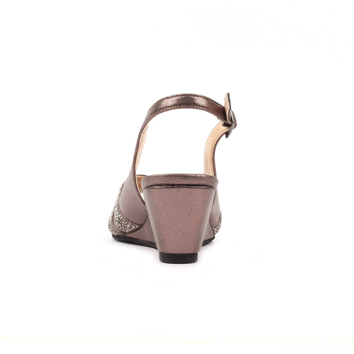 Emmerline Pewter Wedge Shoe